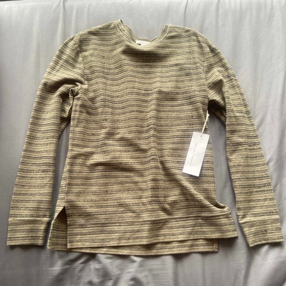 Threads 4 Thought Crew Neck Printed Pull Over Sweatshirt Mens Size Small S NWT - Picture 3 of 5